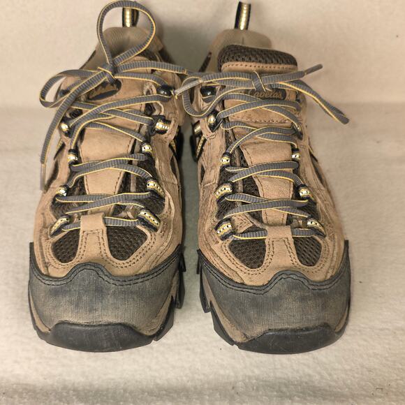 Cabelas Mens Size 8M Mid Hiking Shoes Tan/Brown  Dry-Plus Lace Up 84-1187 - Picture 4 of 11